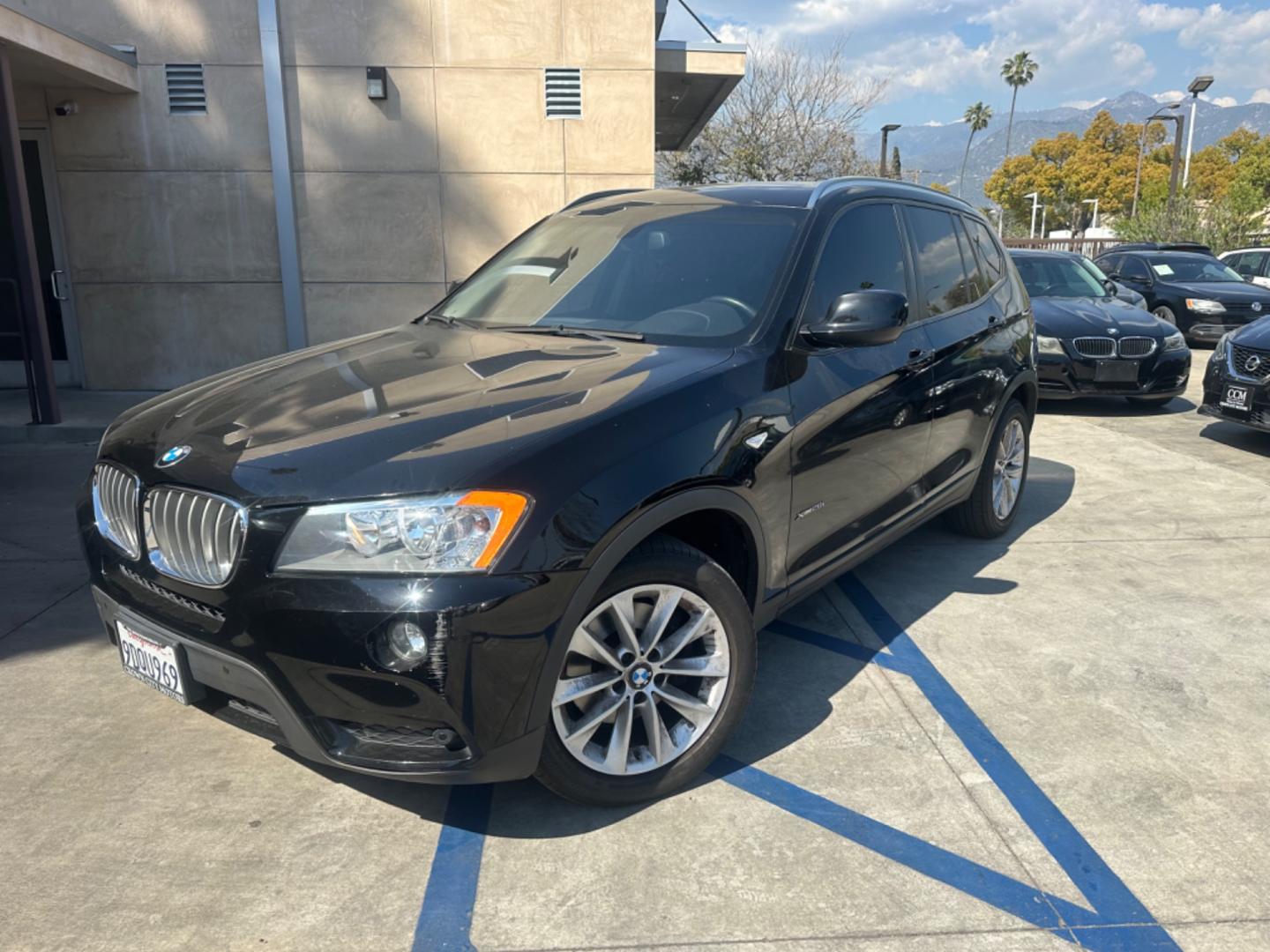 2013 Black /Black BMW X3 xDrive28i (5UXWX9C56D0) with an 3.0L L6 DOHC 24V engine, 8-Speed Automatic transmission, located at 30 S. Berkeley Avenue, Pasadena, CA, 91107, (626) 248-7567, 34.145447, -118.109398 - Navigation! Back up Camera! Leather seats! Moonroof! This 2013 BMW X3 xDrive28i looks and drives good! Bad Credit? We can help! We are the bank. All our cars are thoroughly inspected and reconditioned by our technicians. FREE CARFAX report. Stop by or call to speak with our friendly staff. Whether y - Photo#0